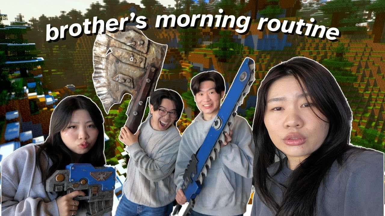 COPYING MY BROTHER’S INSANE MORNING ROUTINE *he's nocturnal*