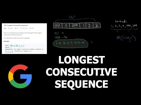 Leetcode 128 - LONGEST CONSECUTIVE SEQUENCE - Python