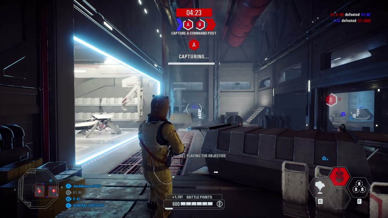 SWBF2 2017: Instant Action Mission (Attack) Separatist Republic Attack Cruiser Gameplay