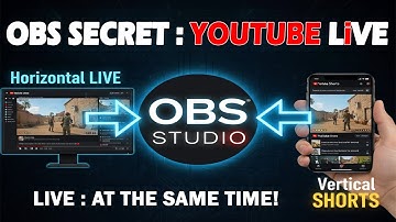 How to Stream Vertical & Horizontal Together on YouTube  (OBS 2025 Plugin)