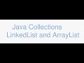 Java Collection Framework List Interface intro with ArrayList and LinkedList