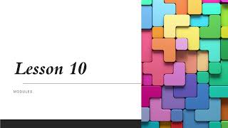 Python Basics Series - Lesson 10