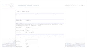 Adaro Direct Guide - Setting up a Direct Debit V14.1