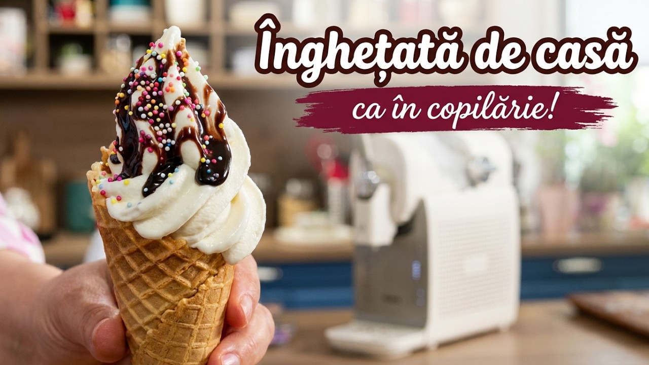 Inghetata copilariei facuta in casa cu aparatul Tefal Freezy – Video