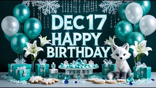 Dec 17 Stunning Happy Birthday Countdown Elegant Birthday Wishes
