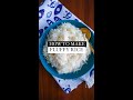 How to Cook the Perfect Rice Every Time! #shorts #howtocook