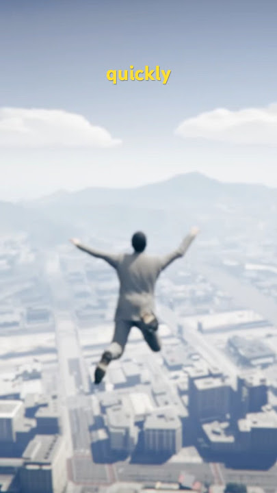What Happens if You JUMP off a BUILDING and SWITCH Character? (GTA 5)