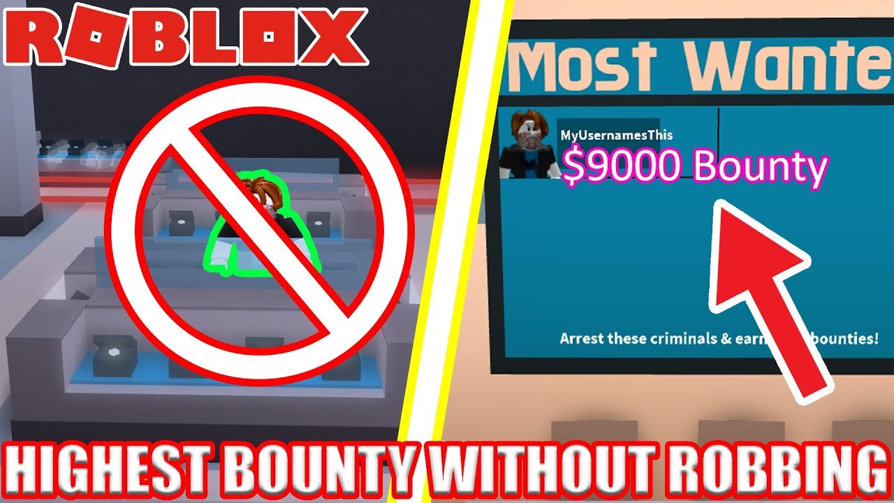 HIGHEST BOUNTY WITHOUT Robbing Roblox Jailbreak Bounty Challenge