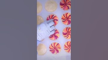 Pinwheel cold process soap with soap dough embeds, soap clay leaves, making cold process soap