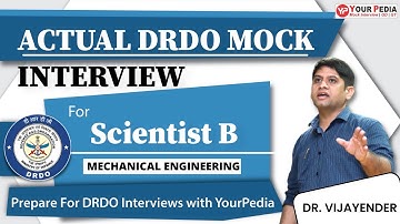 Actual DRDO Mock Interview | CSE | Typical DRDO Interview Questions | Prepare with YourPedia