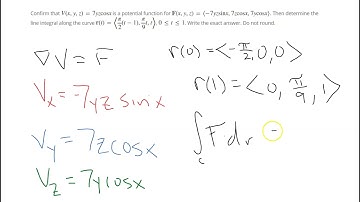 Example 1: Fundamental Theorem of Line Intergals