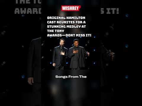 Hamilton 10th Anniversary at the Tony Awards | #shorts #Hamilton