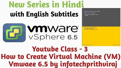 How to create virtual machine on vSphere 6.5 step by step |vSphere 6.5 | YouTube Class 3