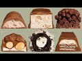 Chocolates slicing satisfying