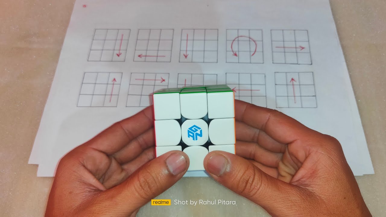 Solve Rubik's Cube in Hindi // Top Magic Trick Pattern // How to solve