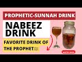 Nabeez drink  islamic sunnah date infused water for ramadan hydration
