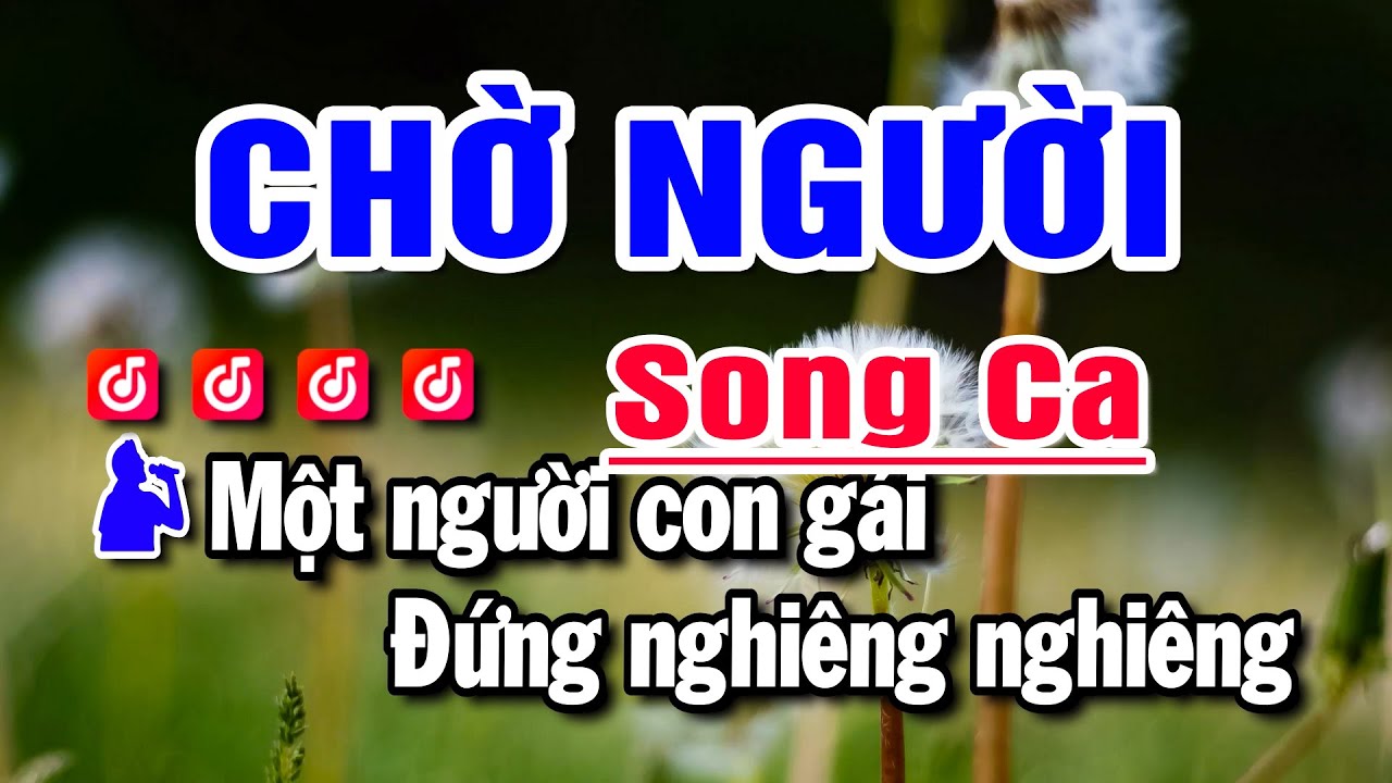 Karaoke Chờ Người | Nhạc Sống Song Ca | Beat Mai Lan