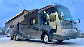 2007 TIFFIN PHAETON 42QRH 4 SLIDES EXCELLENT TRAVEL SPACE