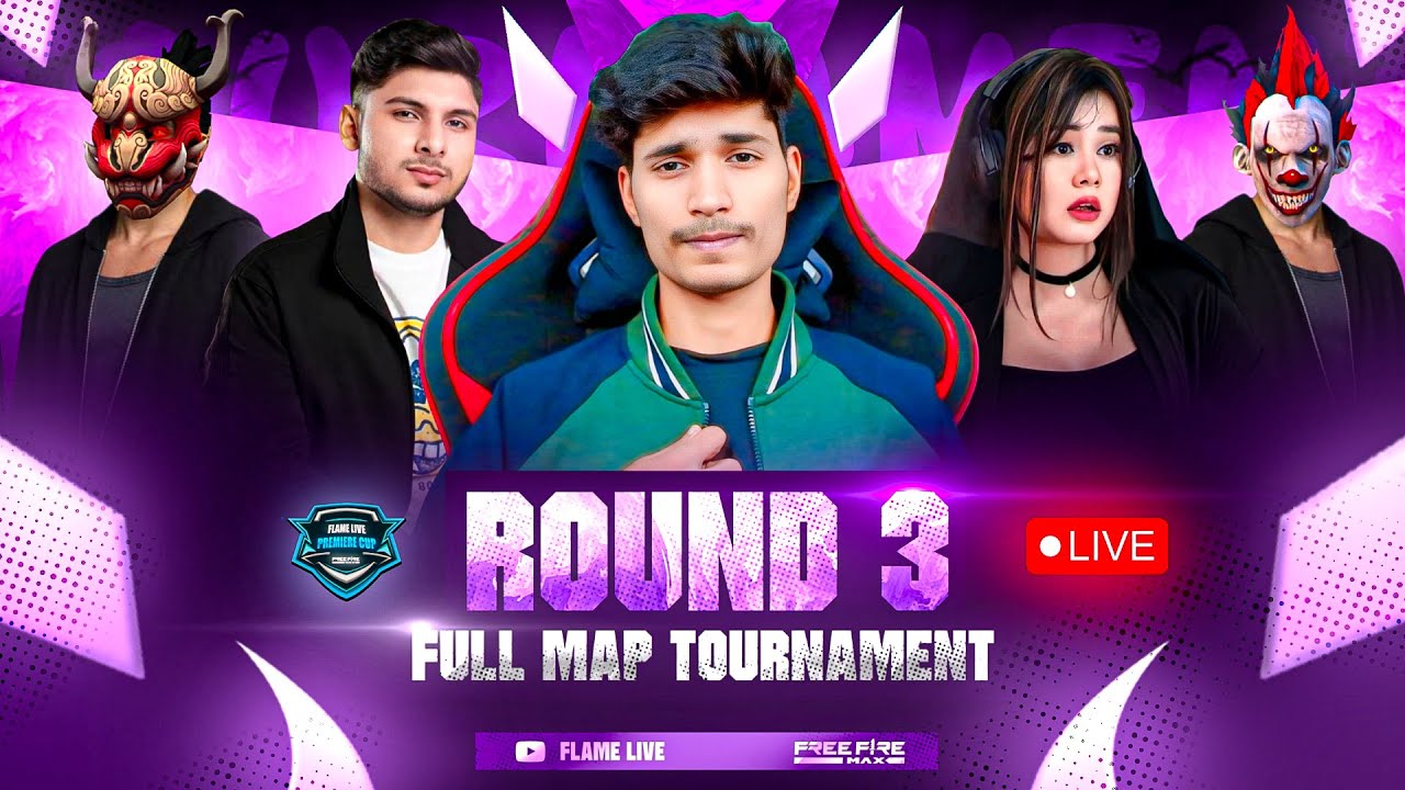 FLPC 🏆 FULL MAP TOURNAMENT 🔥 ROUND-3 GROUP-1 DAY-1 || NXT, FL, KK, IQ, SL, VXT, GG  