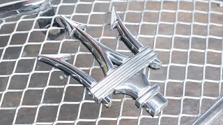 How to REPAIR THE TRIDENT BADGE / EMBLEM on a Maserati Quattroporte
