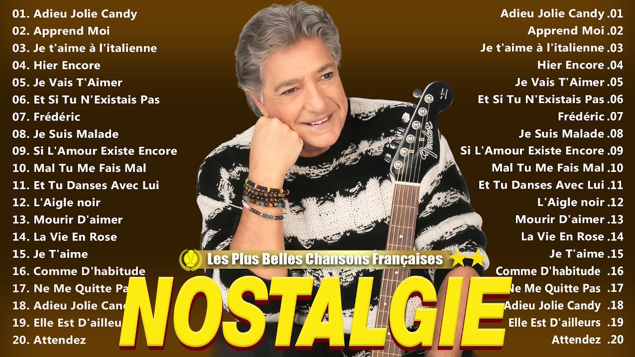 Chanson Françaises Vintage 📀 Frédéric François, Jean-Jacques Lafon, Mike Brant, Art Sullivan...