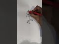 How to Draw a Lotus Flower Easily 🌺 #artshorts #drawing