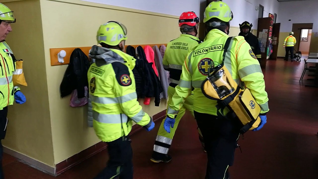 Prova evacuazione scuola Caselle - 12 aprile 2019