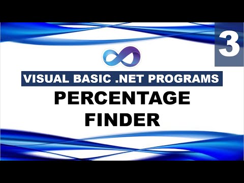 VB.net - Percentage Finder - CLASS 3