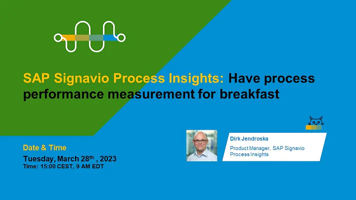 SAP Signavio Process Insights: Have process performance measurement for breakfast