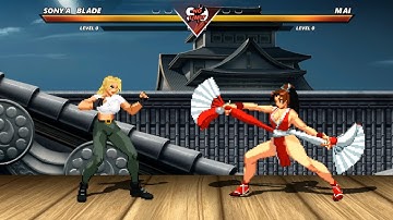 SONYA BLADE vs MAI SHIRANUI  - The most epic fight ever made !