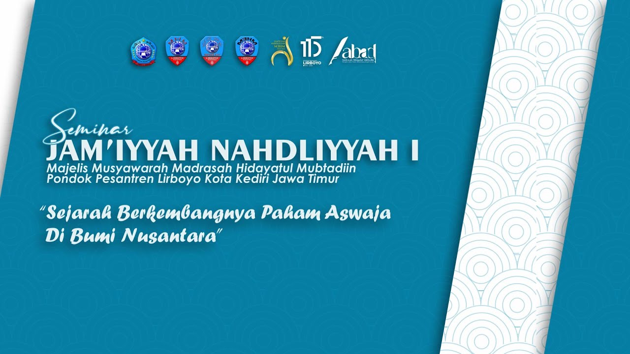 Seminar Jam'iyyah Nahdliyyah | M3HM Lirboyo