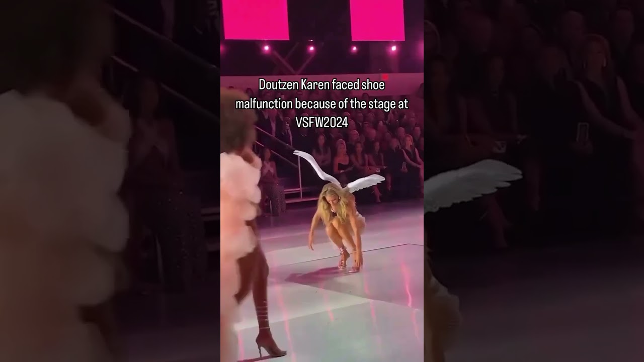 Doutzen karen faced shoe malfunction 👠 