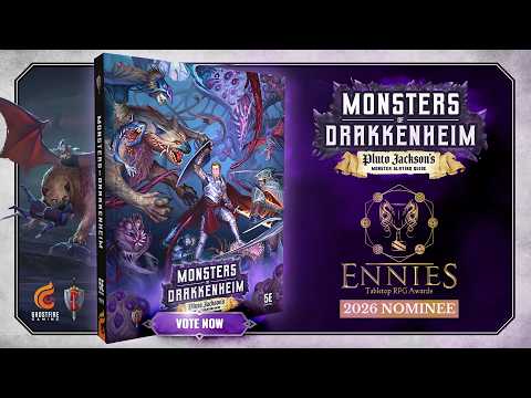 Vote for MONSTERS OF DRAKKENHEIM in the 2026 ENNIE Awards!