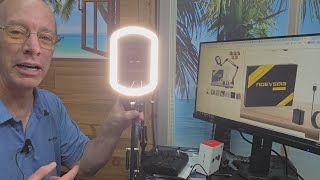 #1 Desk Magnify Lamp - NOEVSBIG RGB LED Magnifying Glass Desk Lamp