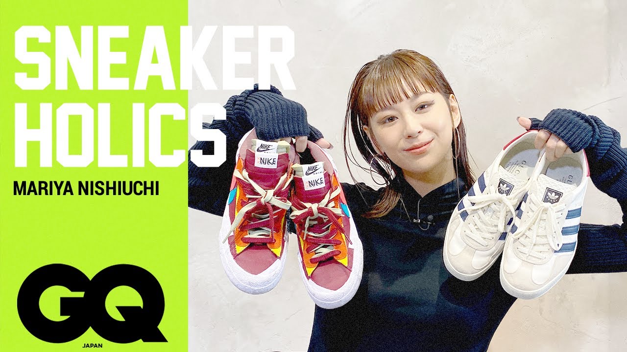 西内まりやのスニーカーコレクション。メンズライクのスケシューから女性らしい一足まで幅広いコレクションとコーデを紹介！| Sneaker Holics | GQ JAPAN