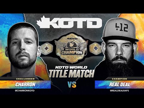 KOTD - Rap Battle - Real Deal vs Charron (Title Match) | #GP2020