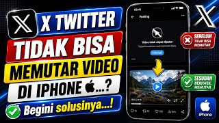 How to Fix X Twitter Not Playing Videos on iPhone // Solution for X Not Playing Videos on iPhone