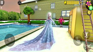 Playing as Elsa in Scary Teacher 3D Mod Game Update  | Elsa vs Miss T Funny Chapter Game screenshot 2