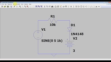 Diode LTSpice Clipping circuit