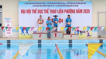 GIA HÂN BƠI 100 MÉT NGỬA ĐẠT HUY CHƯƠNG VÀNG GIẢI ĐẠI HỘI THỂ DỤC THỂ THAO LIÊN PHƯỜNG NĂM 2025