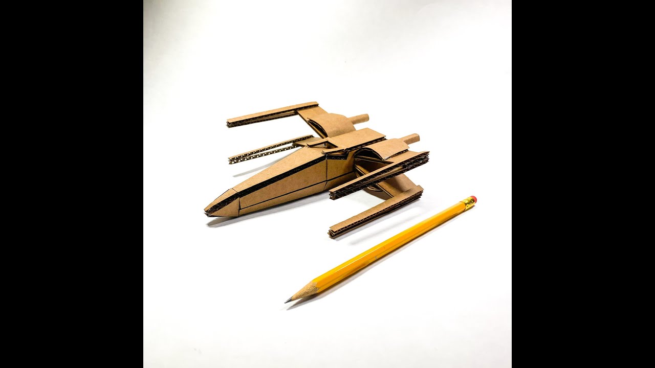 Cardboard Superheroes X Wing Fighter ComicCon Museum Home YouTube