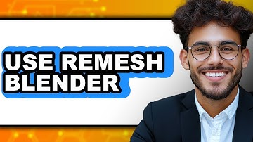 How to Use Remesh Blender (Only Way)