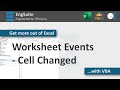 Cell Change Event - Excel VBA