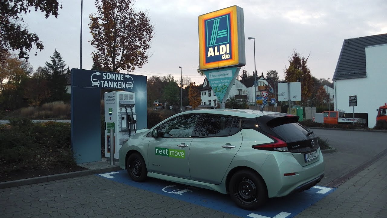Neue Ladestation beim  ALDI in Kirchheim/Teck