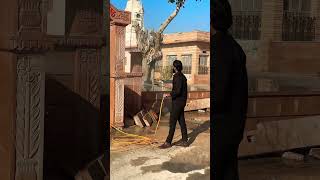 श्री पाबूजी राठौड़ मंदिर निर्माण ढावा #temple #pabuji #pabujimaharaj #viral #song #love #rajput #psr