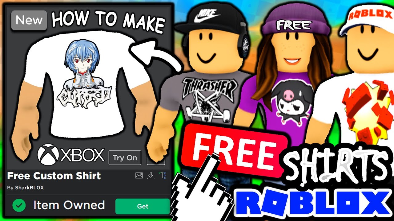 HOW TO GET FREE ROBUX MAKING CUSTOM ROBLOX AVATAR ITEMS WITH ZERO