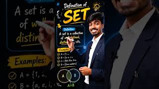 A well defined collection of distinct objects is called set #settheory