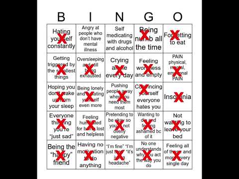 bingo depression deppresionawarness edit motivation by SnowStormm