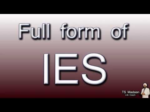 Full form of IES