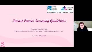 Breast Cancer Screening Guidelines